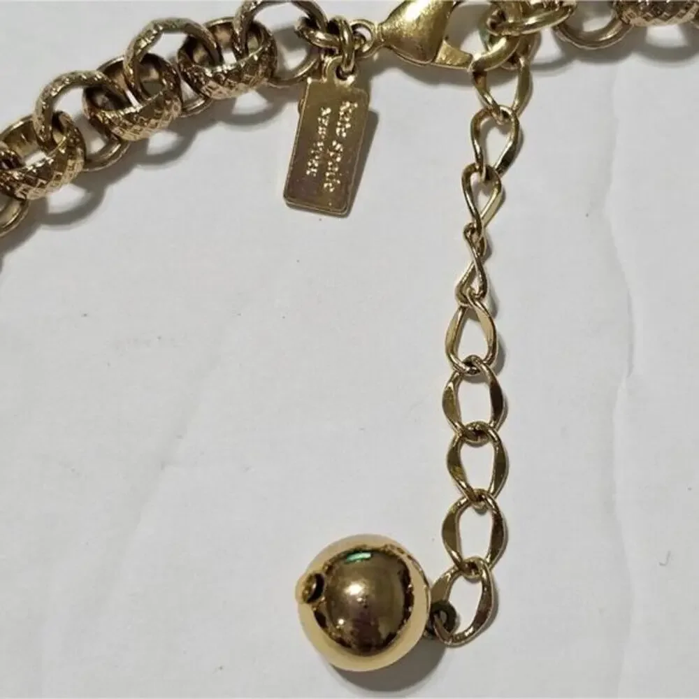 Kate‎ Spade Chunky Beaded Neutral Statement Necklace